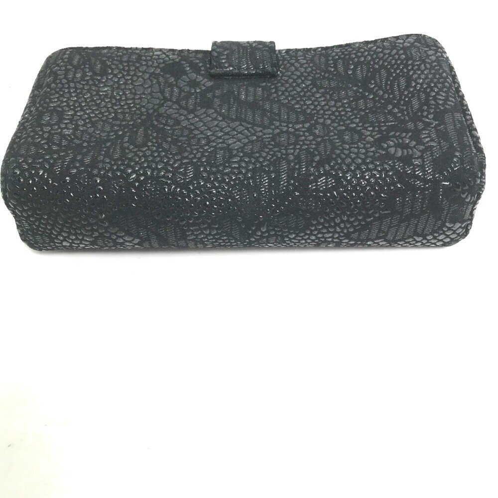 CHANEL Black Leather Logo Pouch - Picture 6 of 10